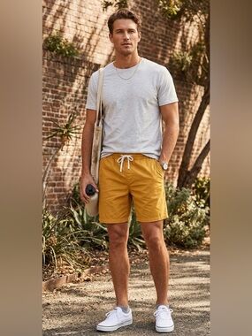 Cotton On Mustard Shorts